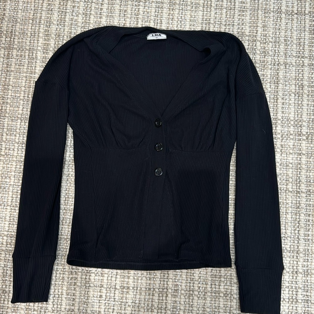 LNA  Women’s Black Sweater Size Small beautiful!